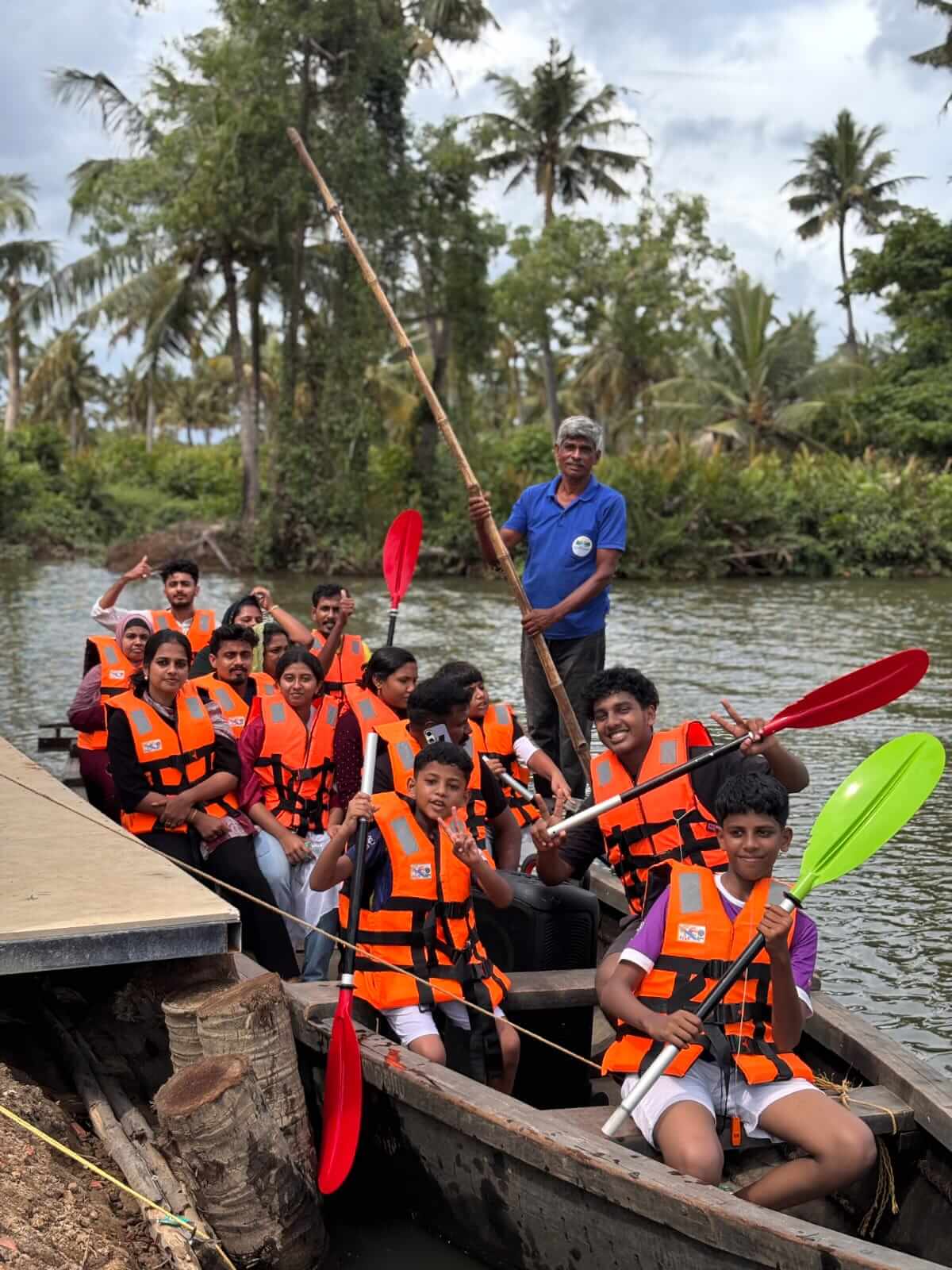 Kayaking through the mangroves